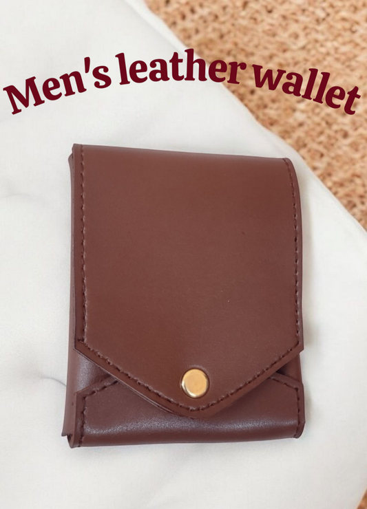 Men's leather wallet