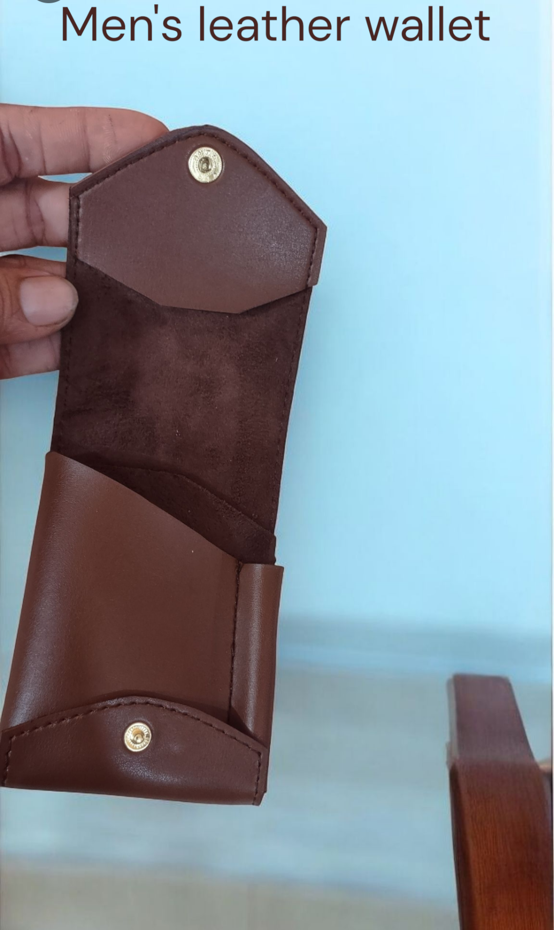 Men's leather wallet