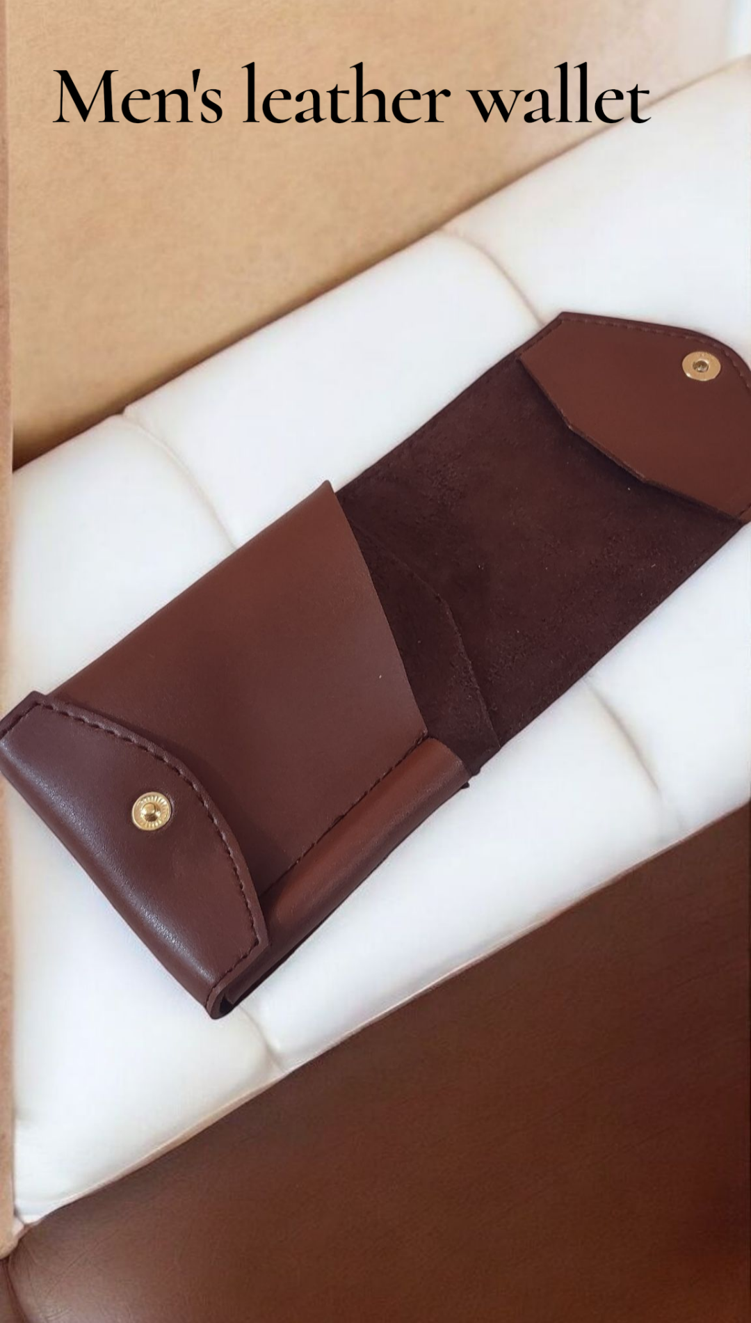 Men's leather wallet