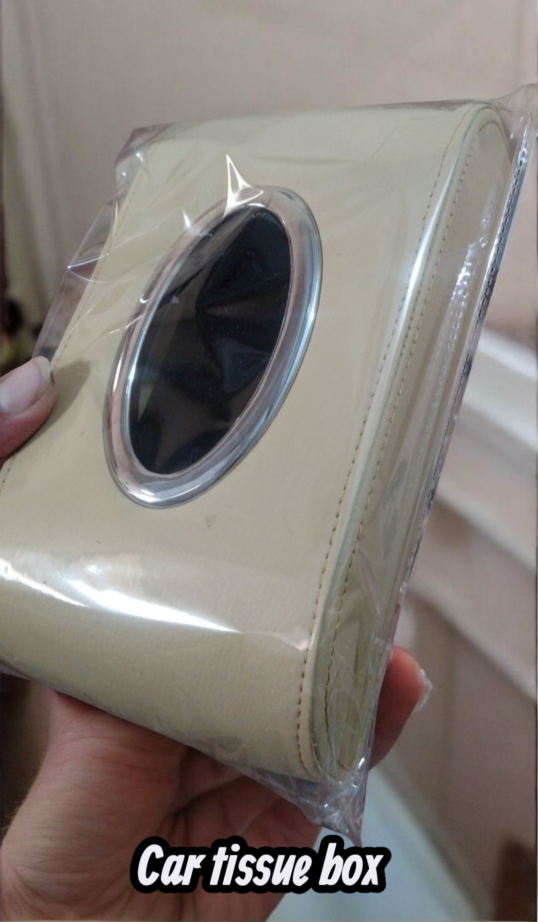 Car tissue box leather product