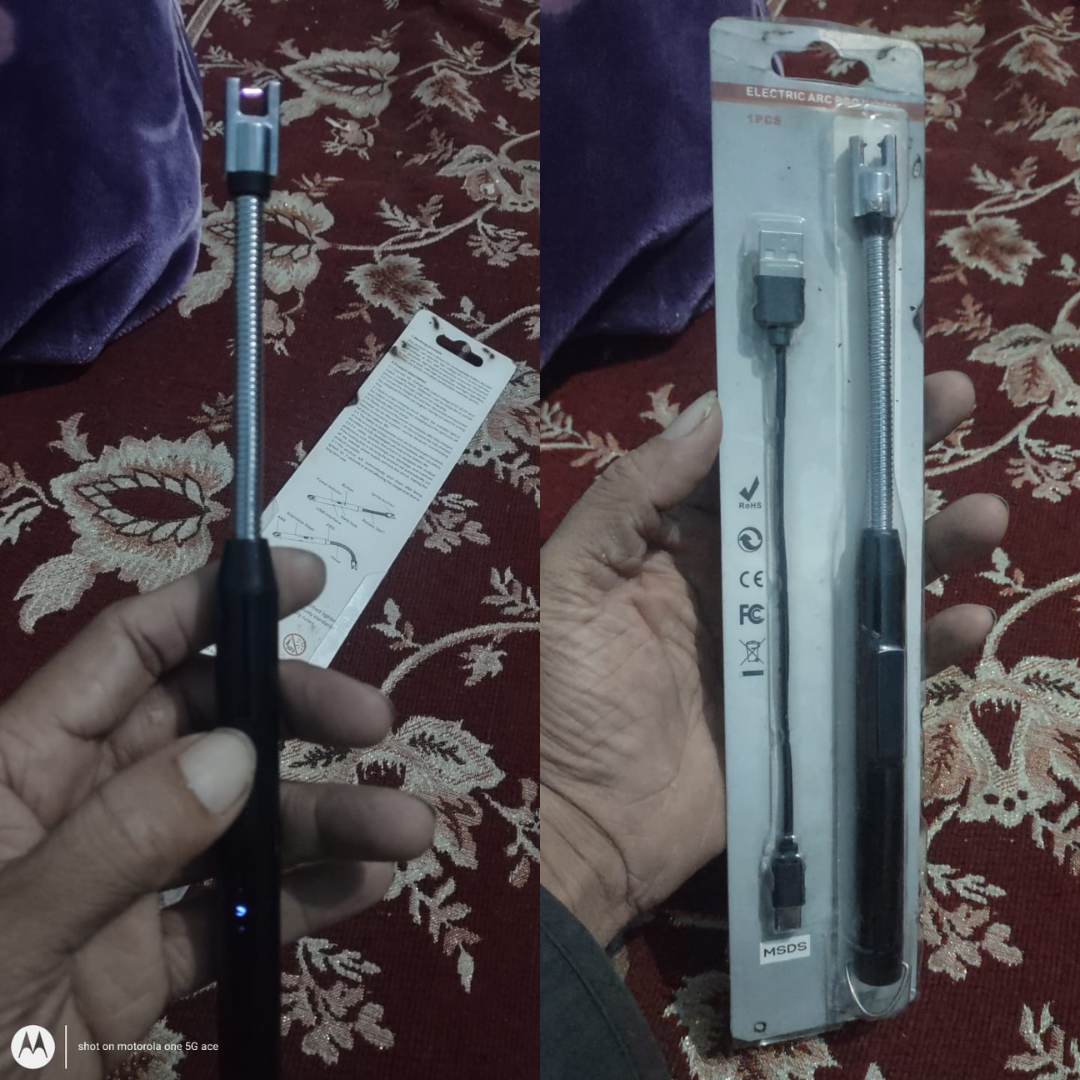 flexible electric arc (plasma) lighter