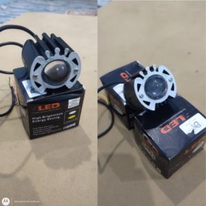 High-Power Single Lens LED Fog Light – Motorcycle & Car Auxiliary Lamp